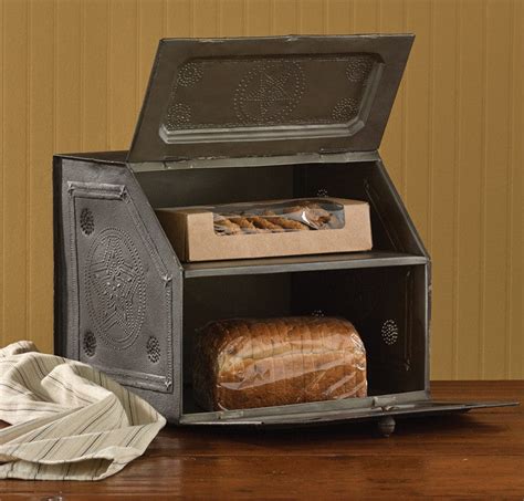 country bread box metal|Metal Bread Boxes You'll Love .